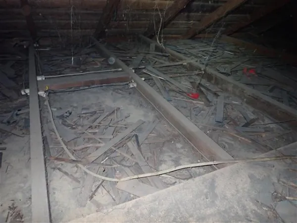 Missing Attic Insulation