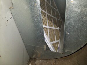Dirty air filter - Nonprofit Home Inspections