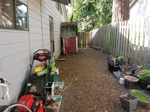 Negative grading around a home.