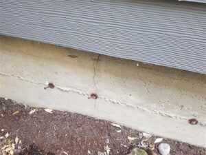 How to remove foundation ties after a home inspection.