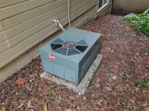 testing an air conditioner during a home inspection