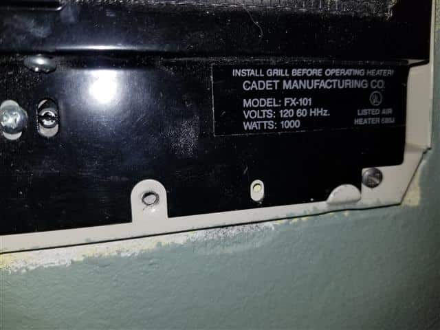 Cadet Wall Heaters Recall nonprofithomeinspections.org