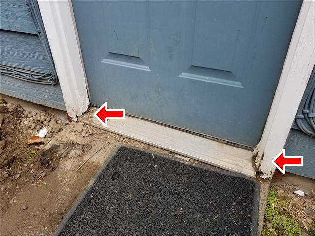 How to repair wood rot in door jambs.