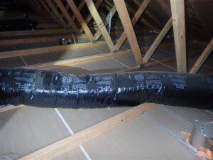 Missing insulation found by Nonprofit Home Inspections.