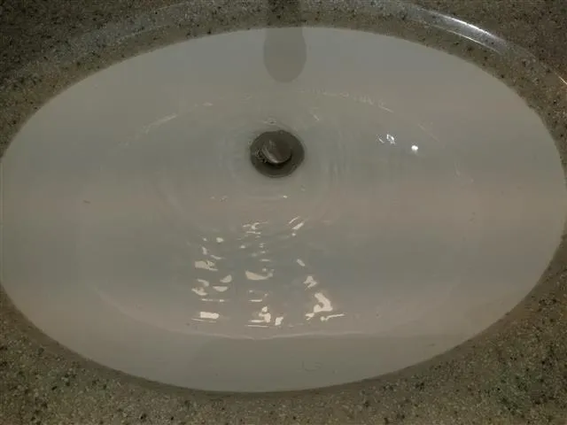 Sink stopper not closing all the way.