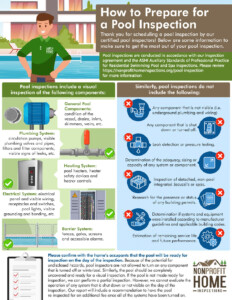 Pool Structures Inspection How to prepare for a pool inspection - Nonprofit Home Inspections