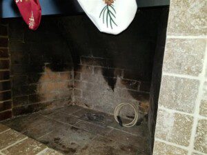Repairing a fireplace