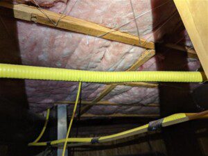 CSST in a home inspection
