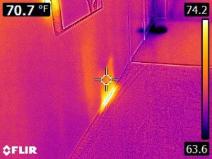 Visual only home inspection with thermal imaging