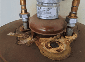Gas Flue on Water Heater