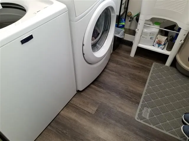 Drain pan under washing machine advised