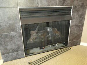 Vent free gas fireplace