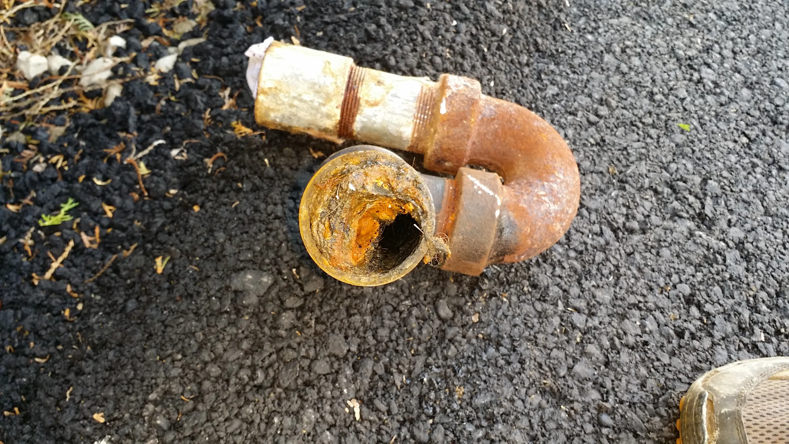 Galvanized pipe