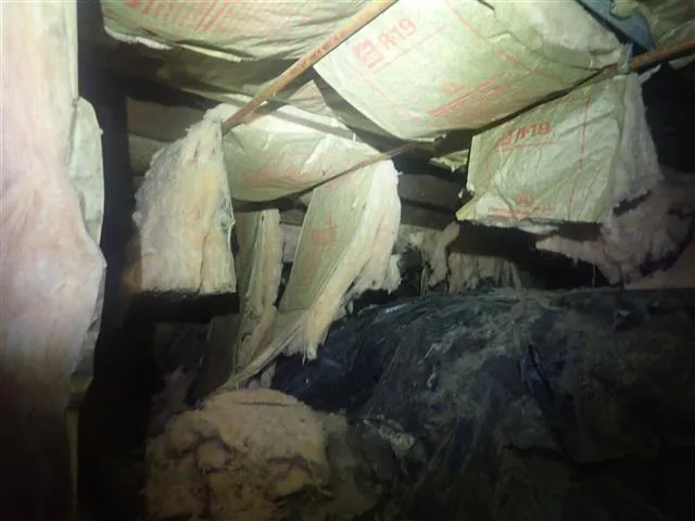 improperly installed fiberglass batts