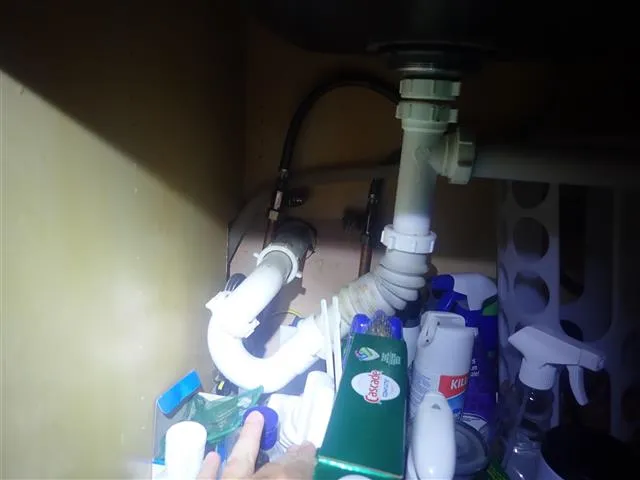 Improper use of flexible pipe