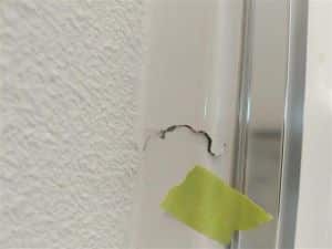 Repair shower damage